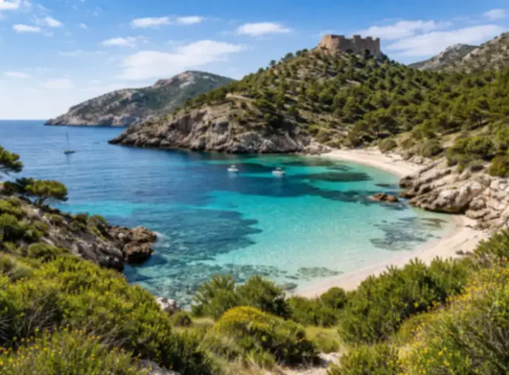 Cala nascosta a Cabrera