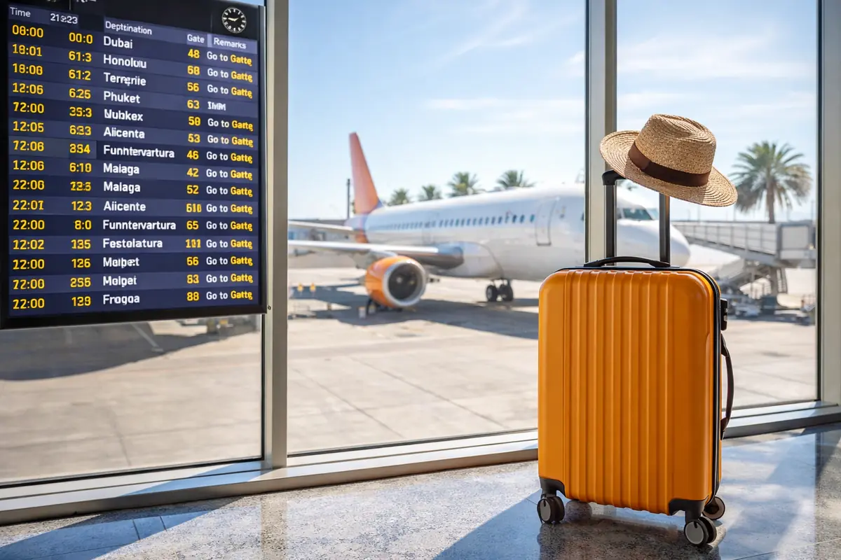 valigia in aeroporto